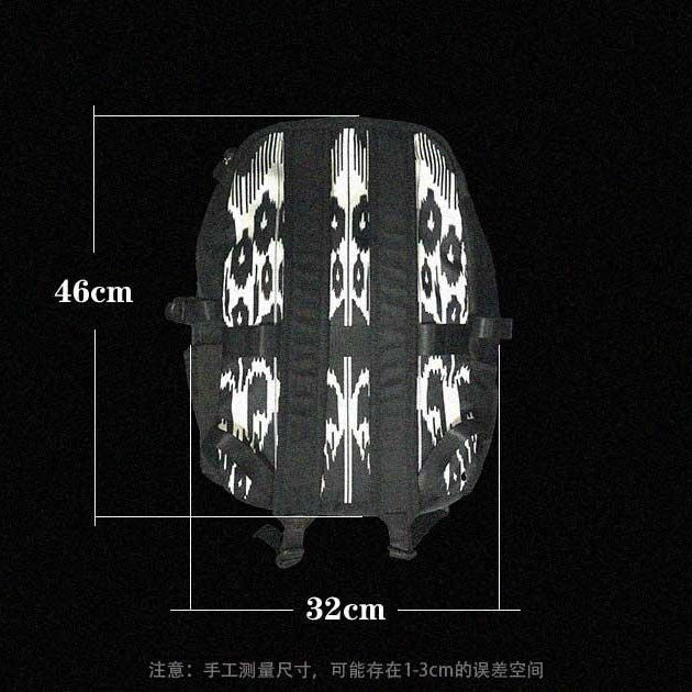 卡米然Ma3colm 1.0背包 艾德莱斯系列尼龙防水日常运动休闲黑色双肩包