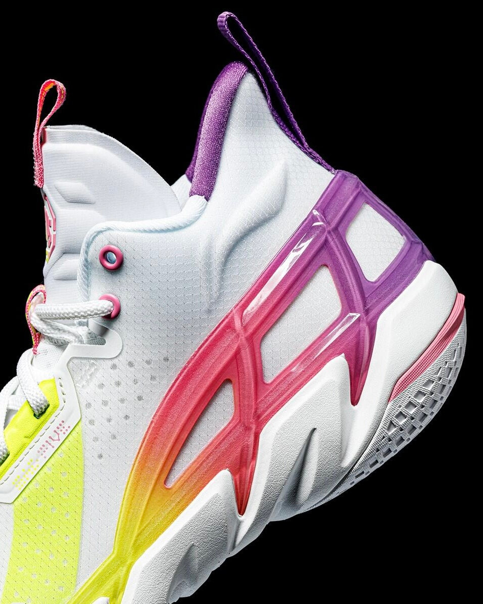 Li-Ning BadFive 4 "White Yellow Pink Purple" 李宁 反伍4 篮球鞋 兵不厌诈