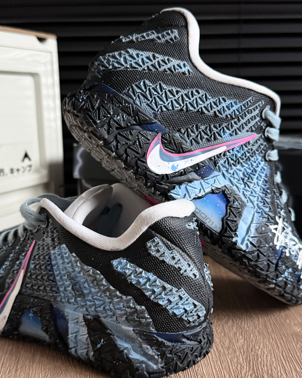 Nike JA 3 Customized "Blue Dream" 莫兰特3代 定制 篮球鞋 蓝梦漫游
