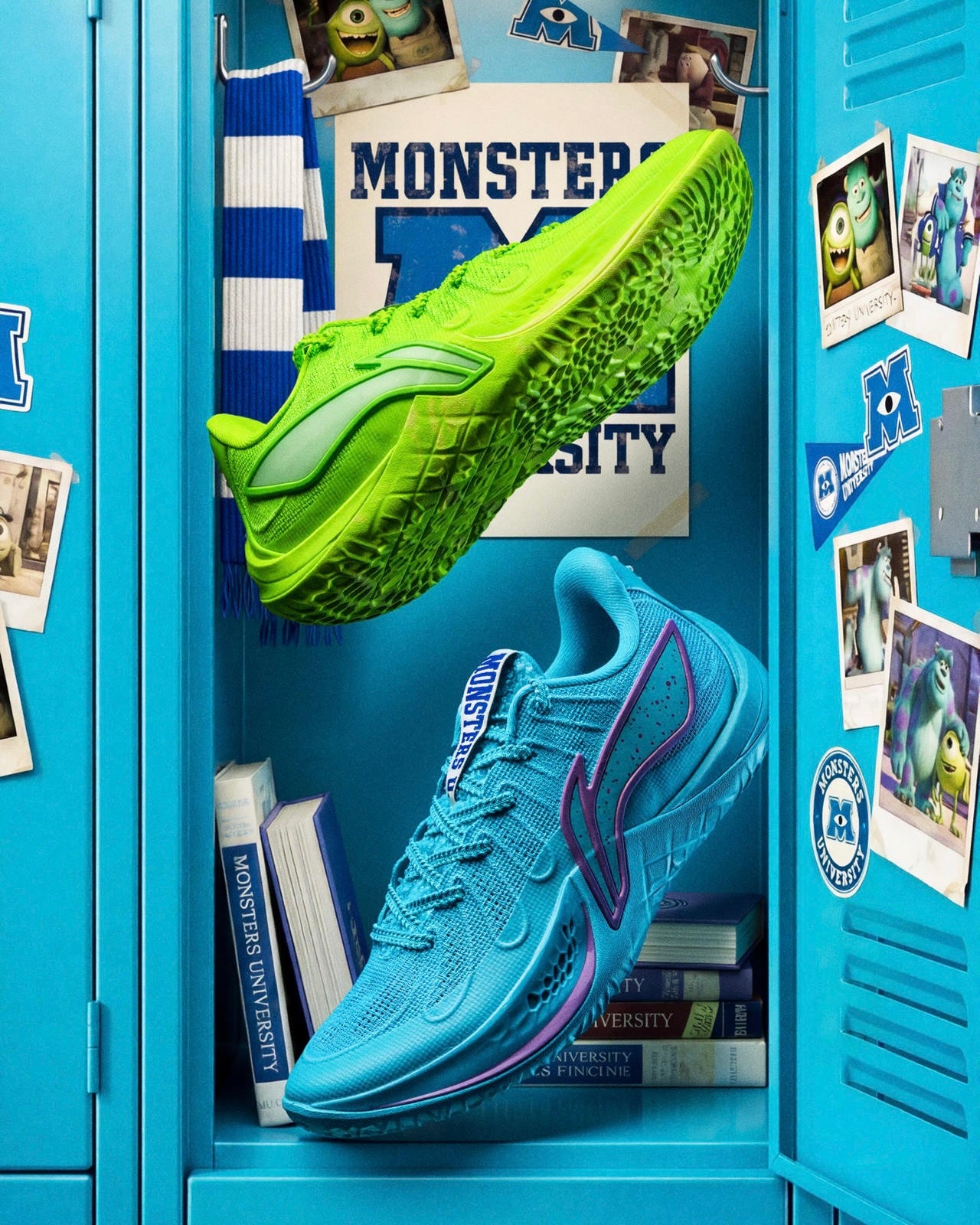 Li-Ning Sonic 14 x Monster University "Mike" 李宁 音速14 怪兽大学联名 篮球鞋 大眼仔麦克