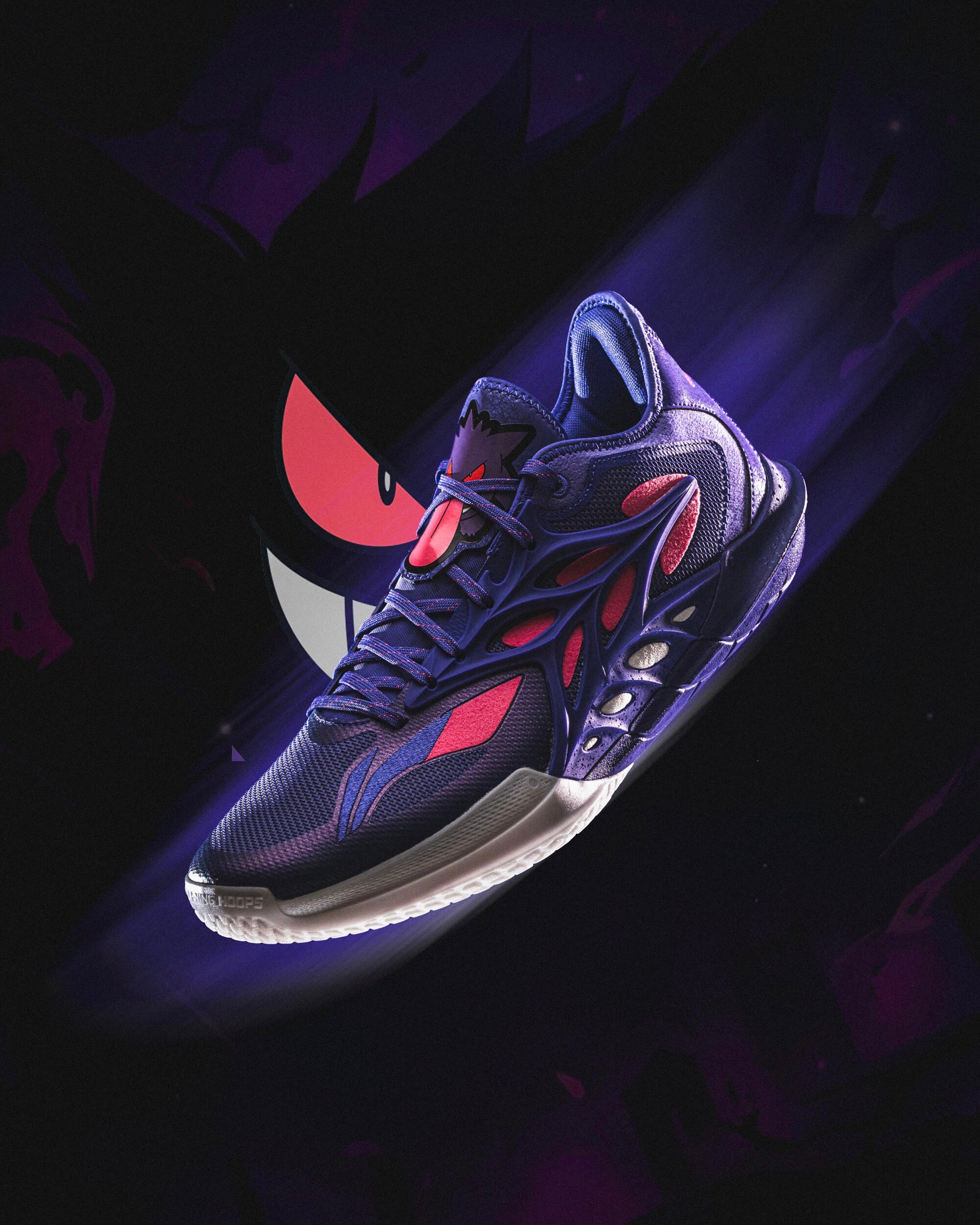 Li-Ning Speed 12 x Pokémon "Gengar" 李宁 闪击12 宝可梦联名 篮球鞋 耿鬼