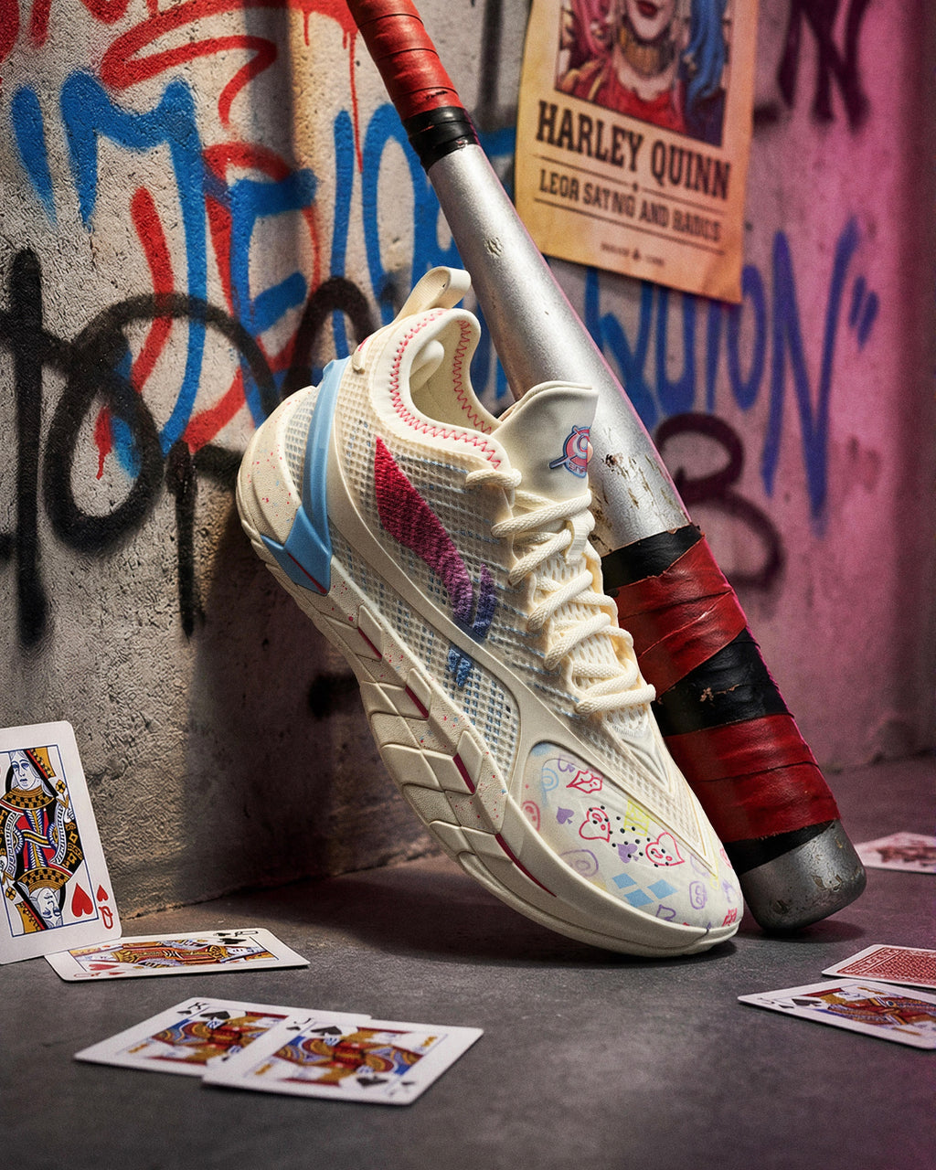 Li-Ning BadFive Sniper 2 Super "Harley Quinn" 李宁 反伍 游击2 SUPER 篮球鞋 小丑女