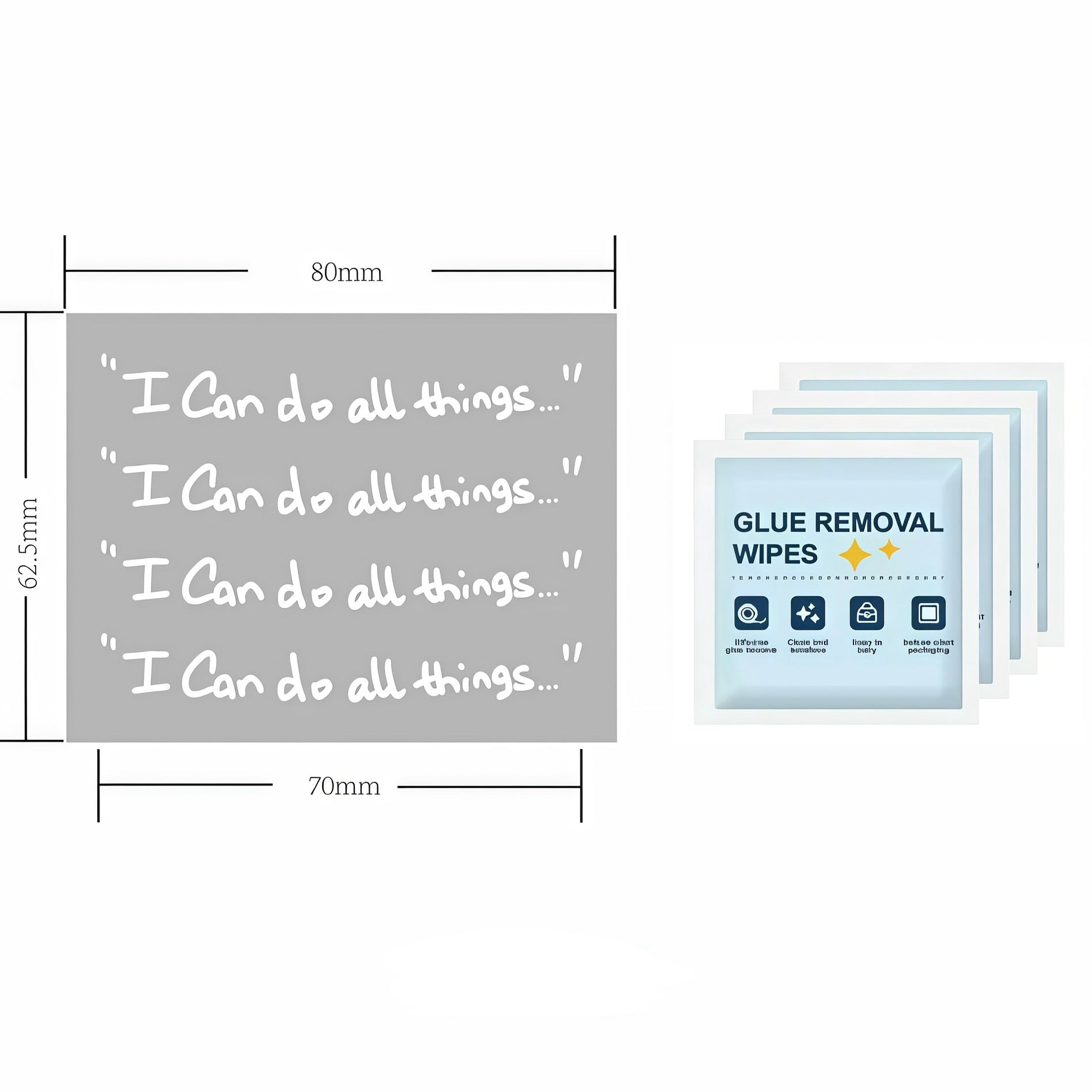 DIY Custom Sneaker Transfer Sticker "Quote" 球鞋定制转印贴纸 语录系列