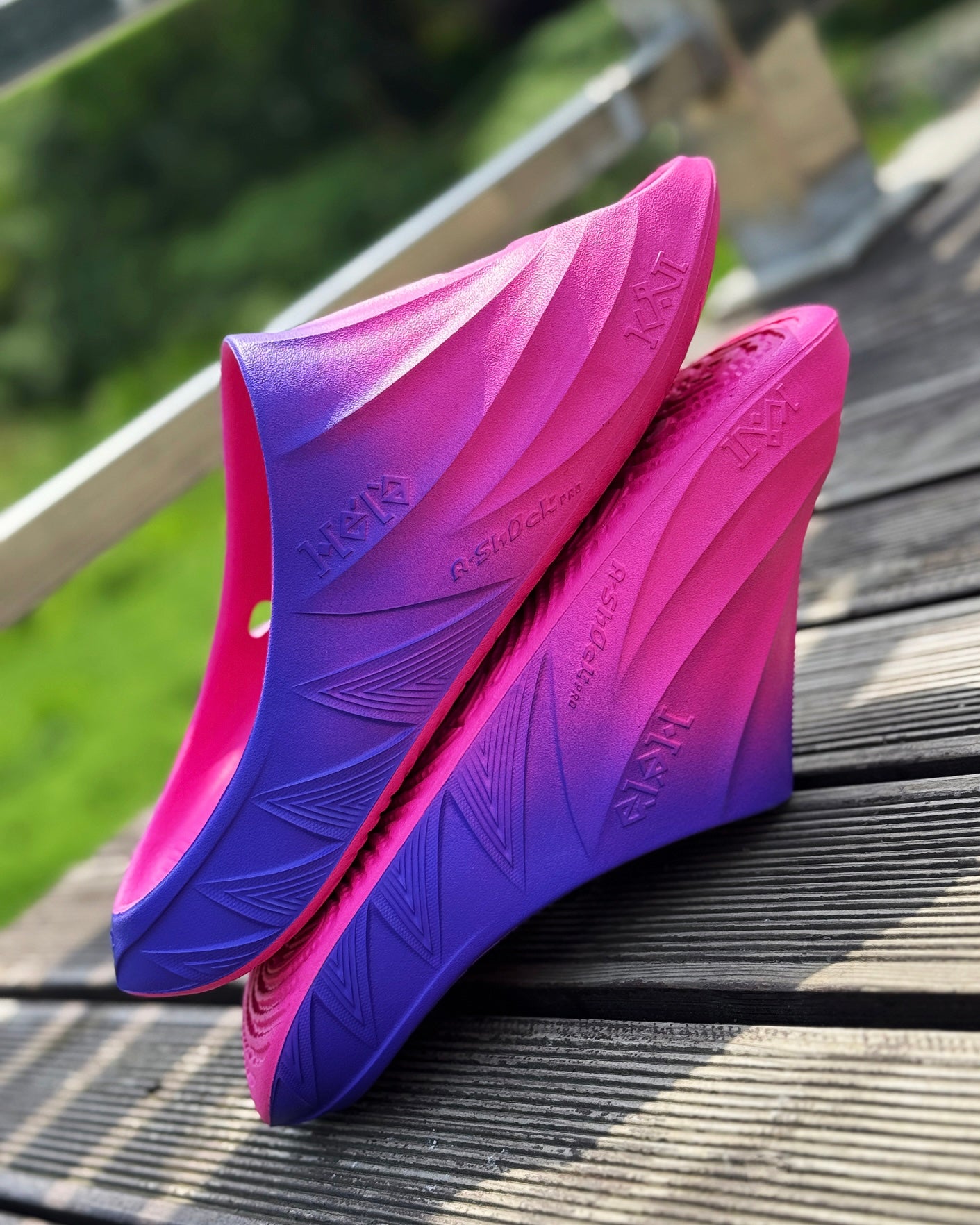 Anta KAI HéLà Slide 2 "Red Purple" 安踏 欧文 拖鞋 红紫
