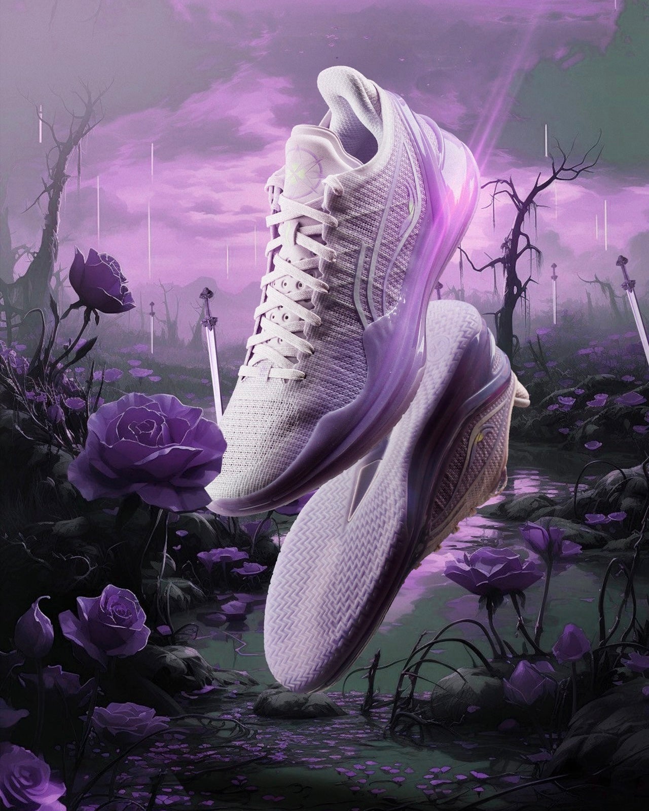 Li-Ning Liren 4 V2 "Violet" 李宁 利刃4 V2 篮球鞋 罗兰
