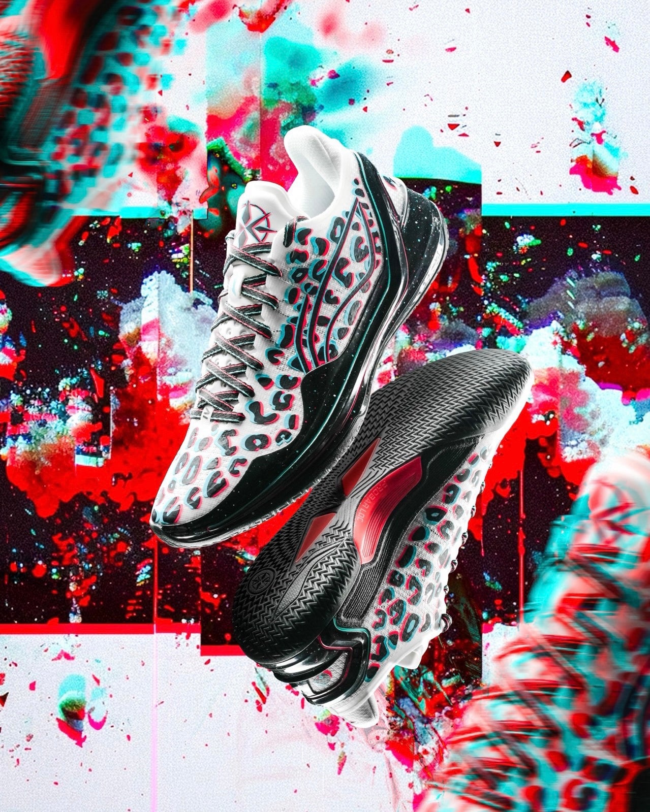 Li-Ning Liren 4 V2 "3D Fragment Shadow" 李宁 利刃4 V2 篮球鞋 3D碎影
