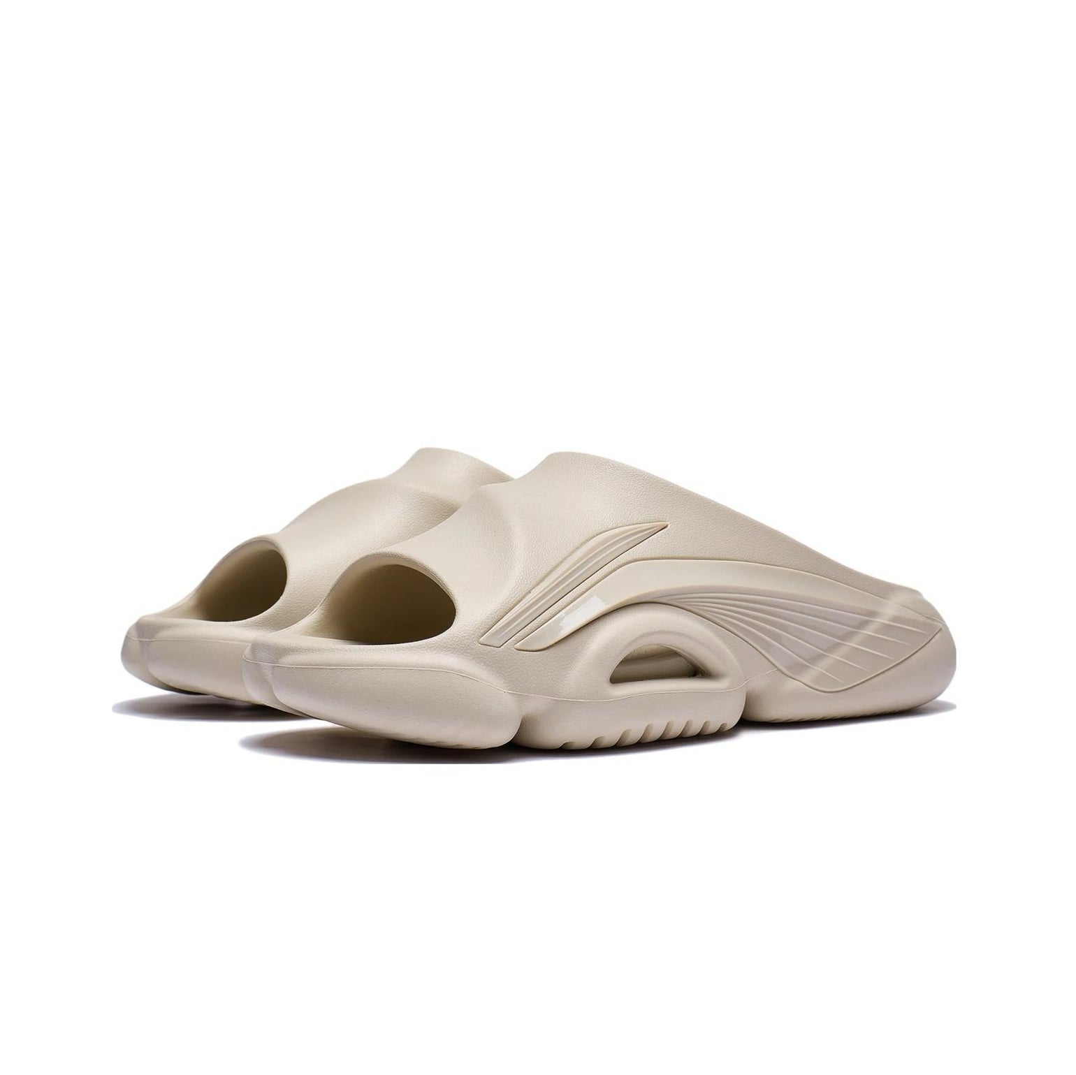 Li-Ning BadFive Slide "Fog Khaki" 李宁 反伍 拖鞋 雾卡其