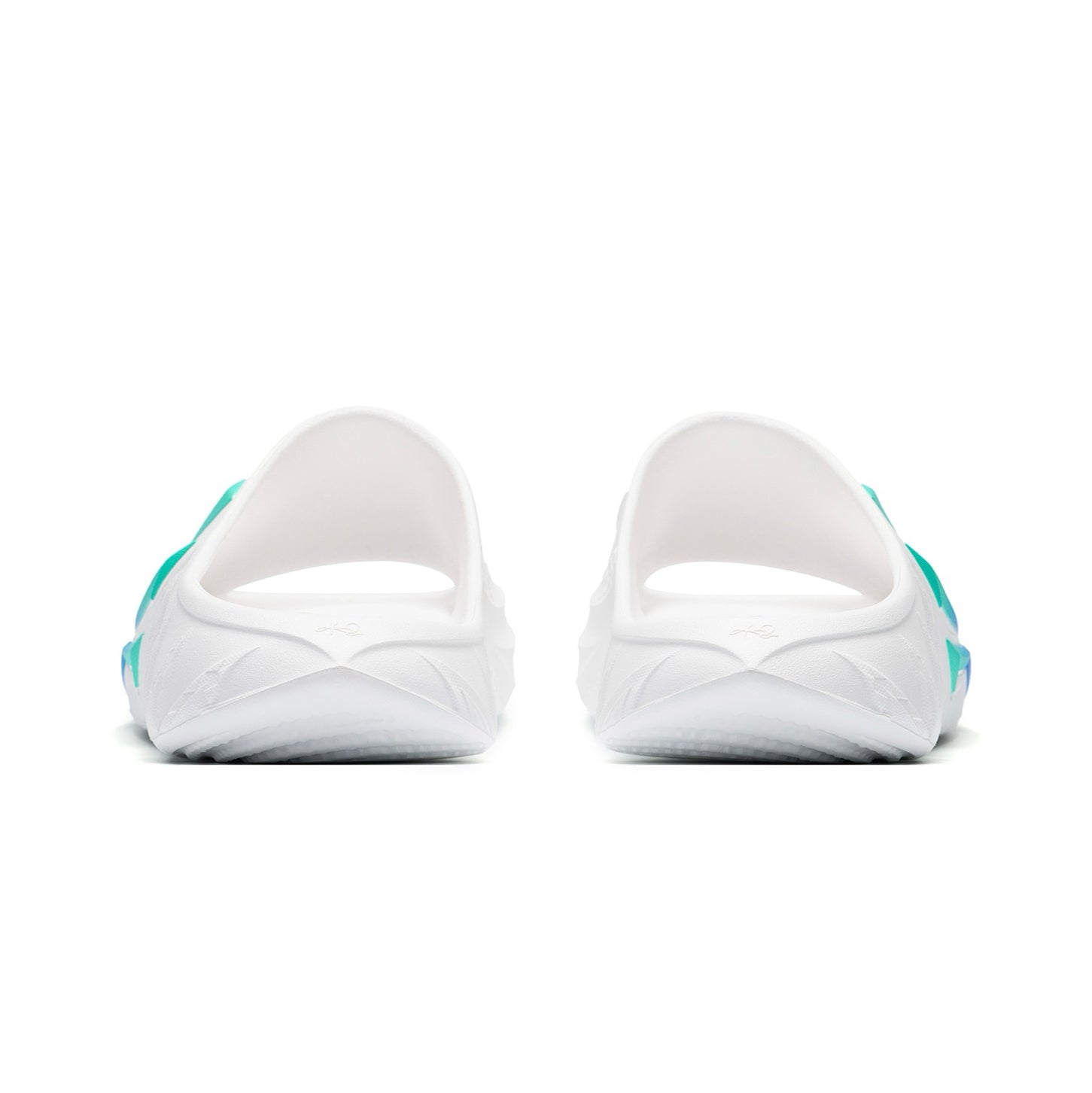 Anta KAI HéLà Slide 2 "White Blue" 安踏 欧文 拖鞋 白蓝绿