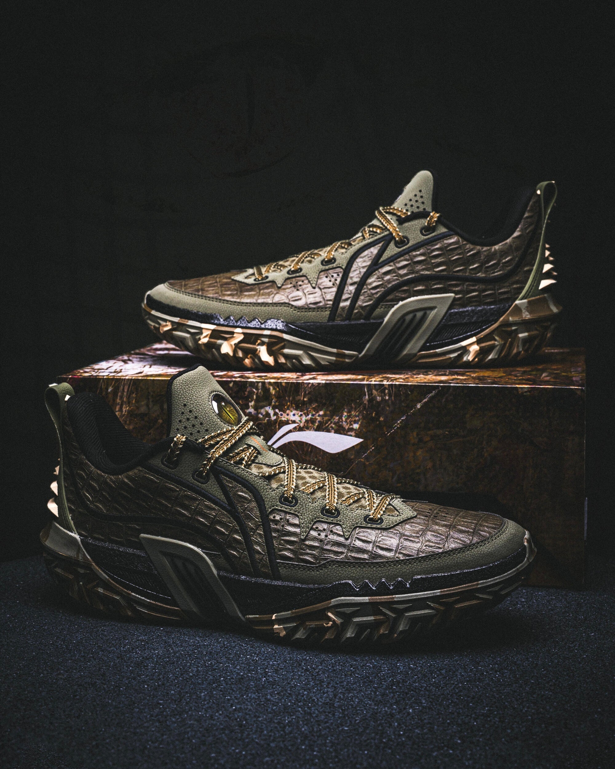 Li-Ning JieAo 3 "Crocodylus Niloticus" 李宁 桀骜3 篮球鞋 尼罗鳄