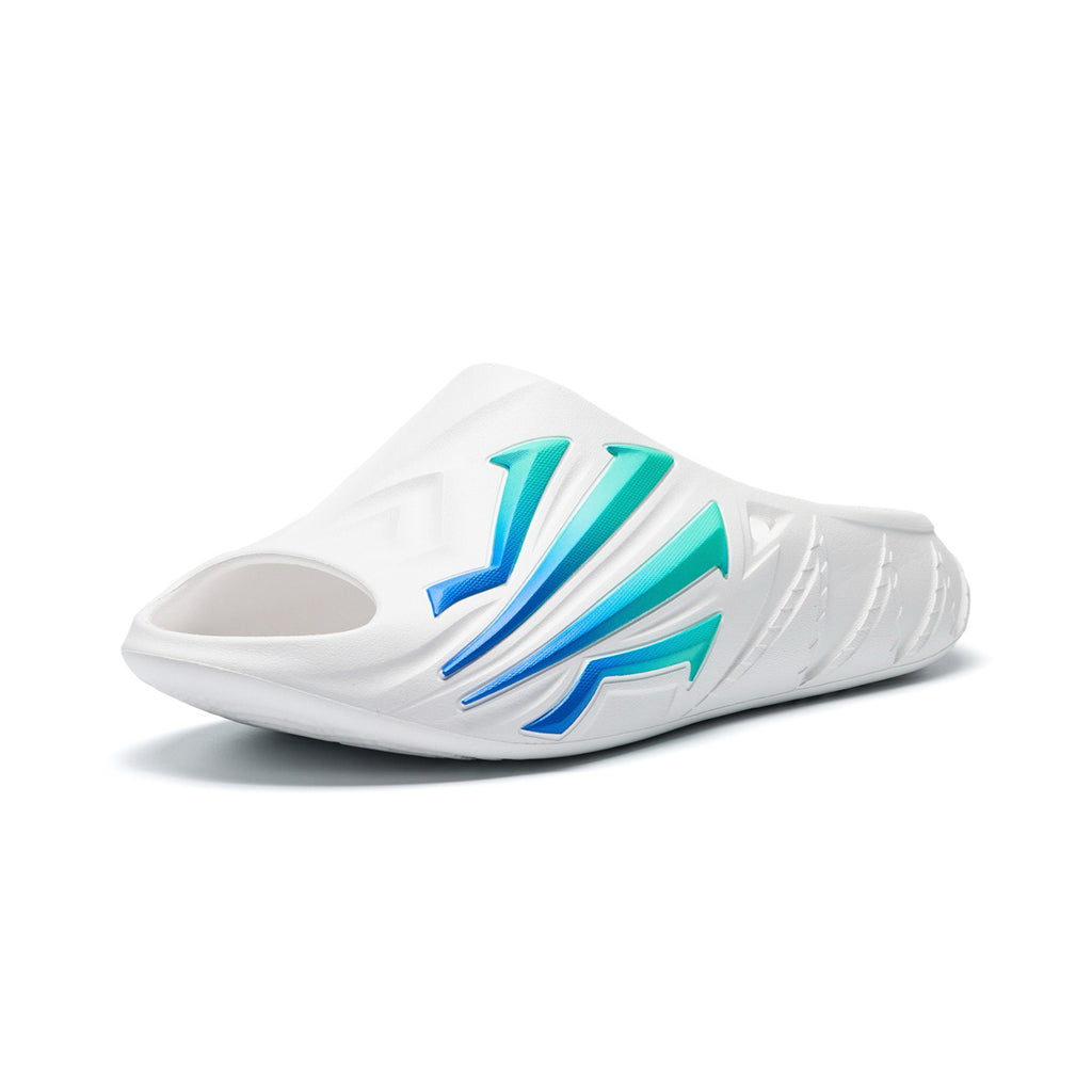 Anta KAI HéLà Slide 2 "White Blue" 安踏 欧文 拖鞋 白蓝绿