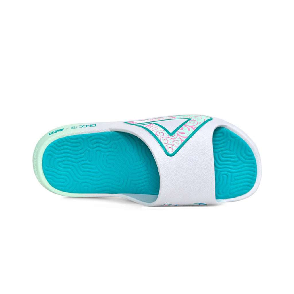 Peak Taichi "White/Blue/Green" 匹克 态极 贵州村BA联名 拖鞋 白蓝绿