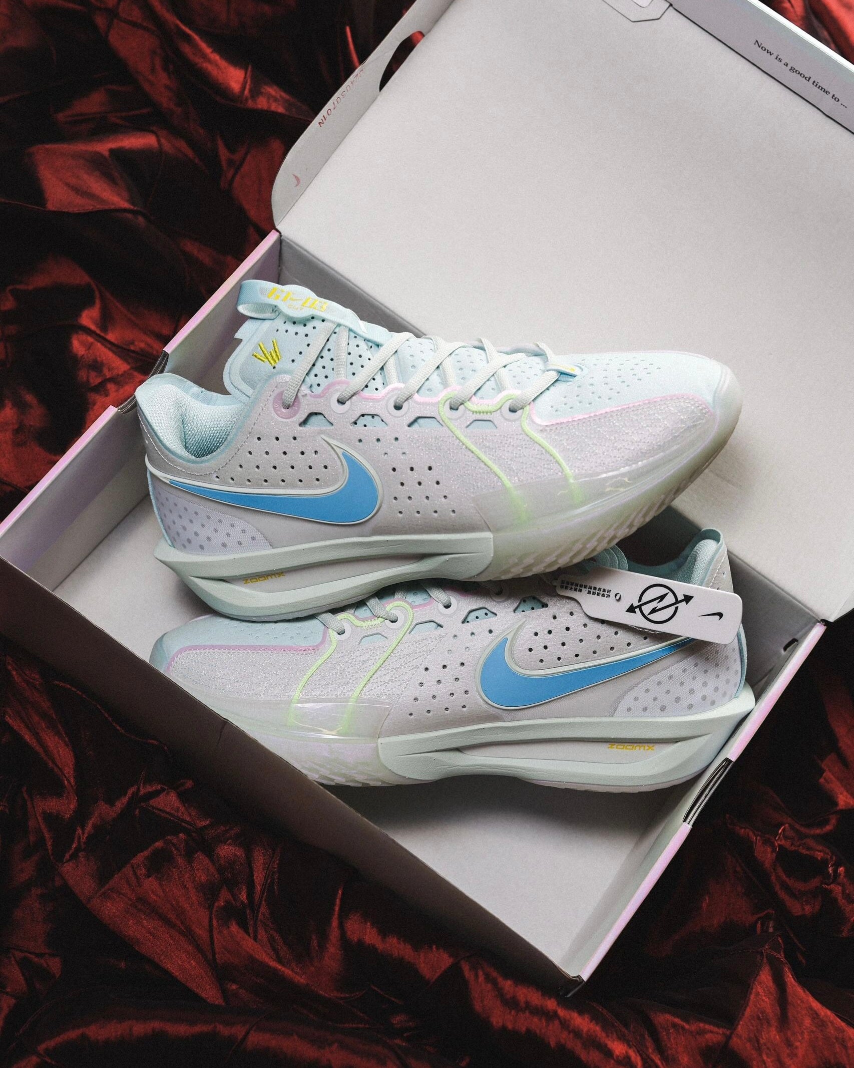 Nike Air Zoom G.T. Cut 3 "Aquarius Blue Pink" 篮球鞋 水瓶蓝/泡沫粉