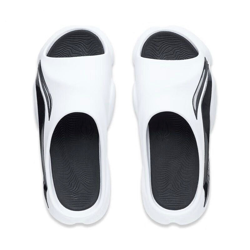 Li-Ning BadFive Slide "White Black" 李宁 反伍 拖鞋 白黑