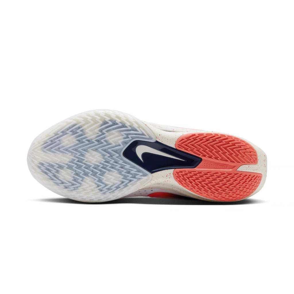Nike Air Zoom G.T. Cut 3 EP "CHBL" 篮球鞋 耐高 纯白色/橙色