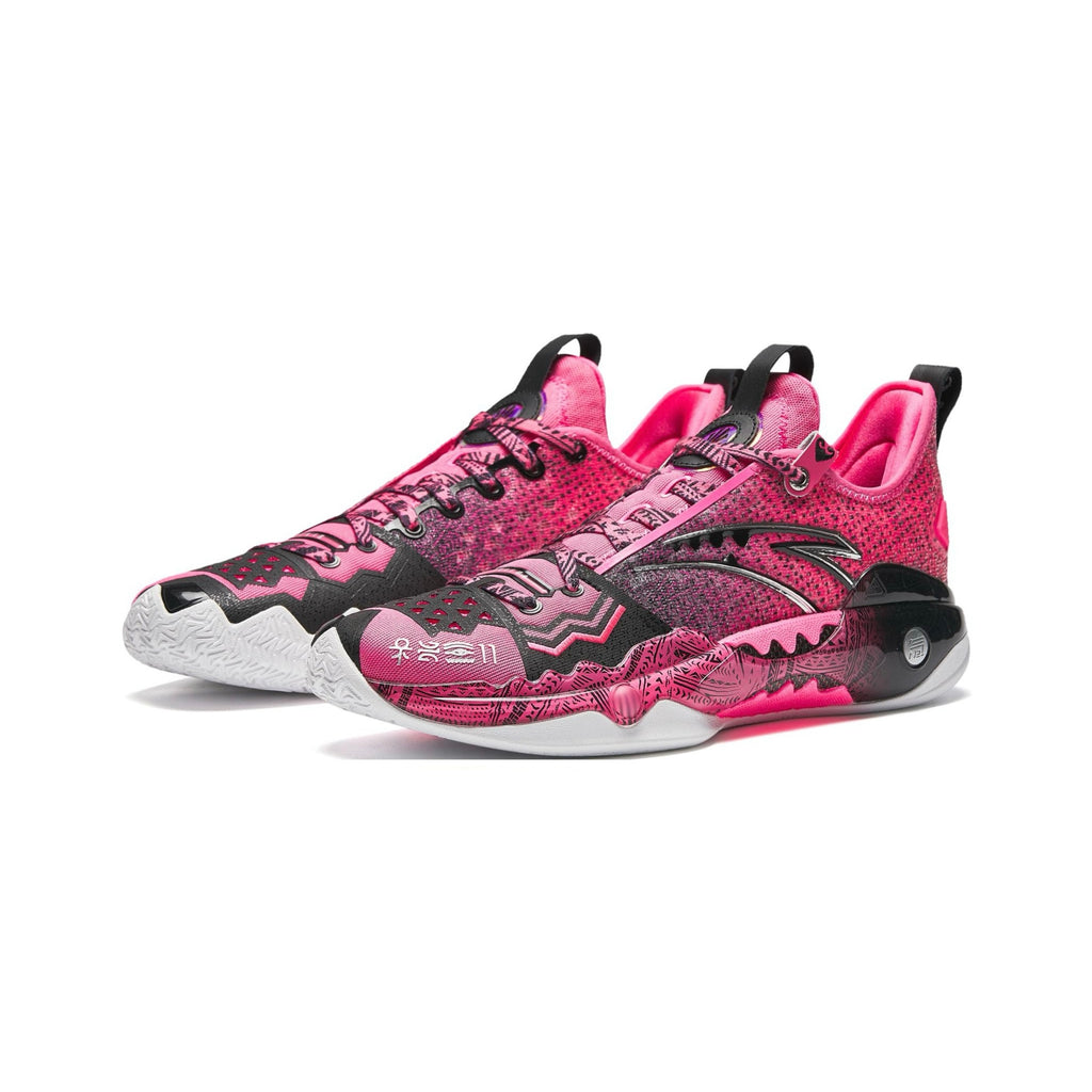 Anta Shock Wave 5 Pro "520" Black Pink 安踏 狂潮5 Pro 篮球鞋 520 粉黑