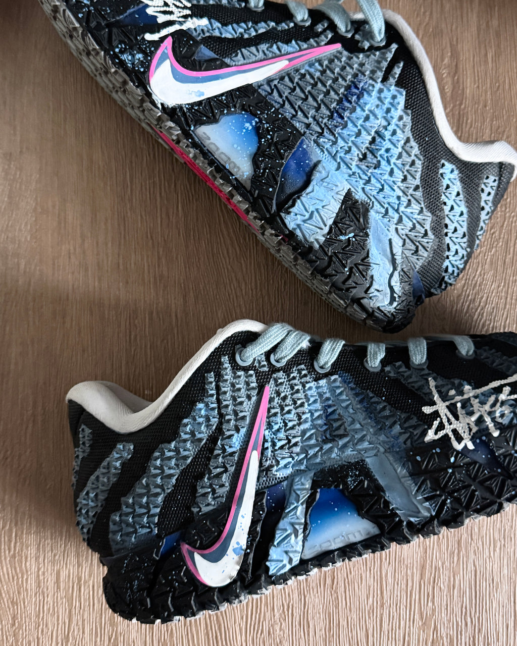 Nike JA 3 Customized "Blue Dream" 莫兰特3代 定制 篮球鞋 蓝梦漫游