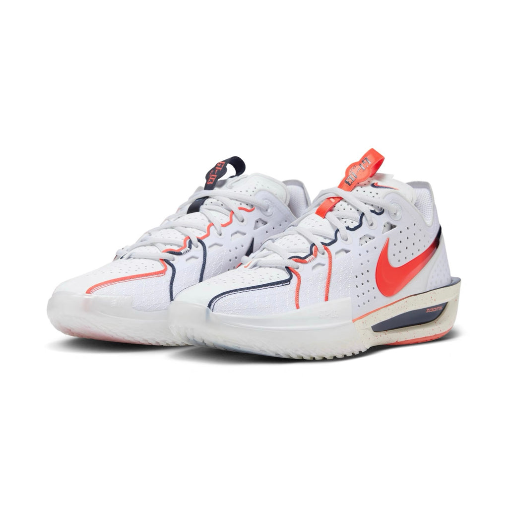 Nike Air Zoom G.T. Cut 3 EP "CHBL" 篮球鞋 耐高 纯白色/橙色
