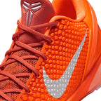 Sepatu Basket Nike Zoom Kobe 6 Protro "Total Orange" - Oranye Terang/Perak