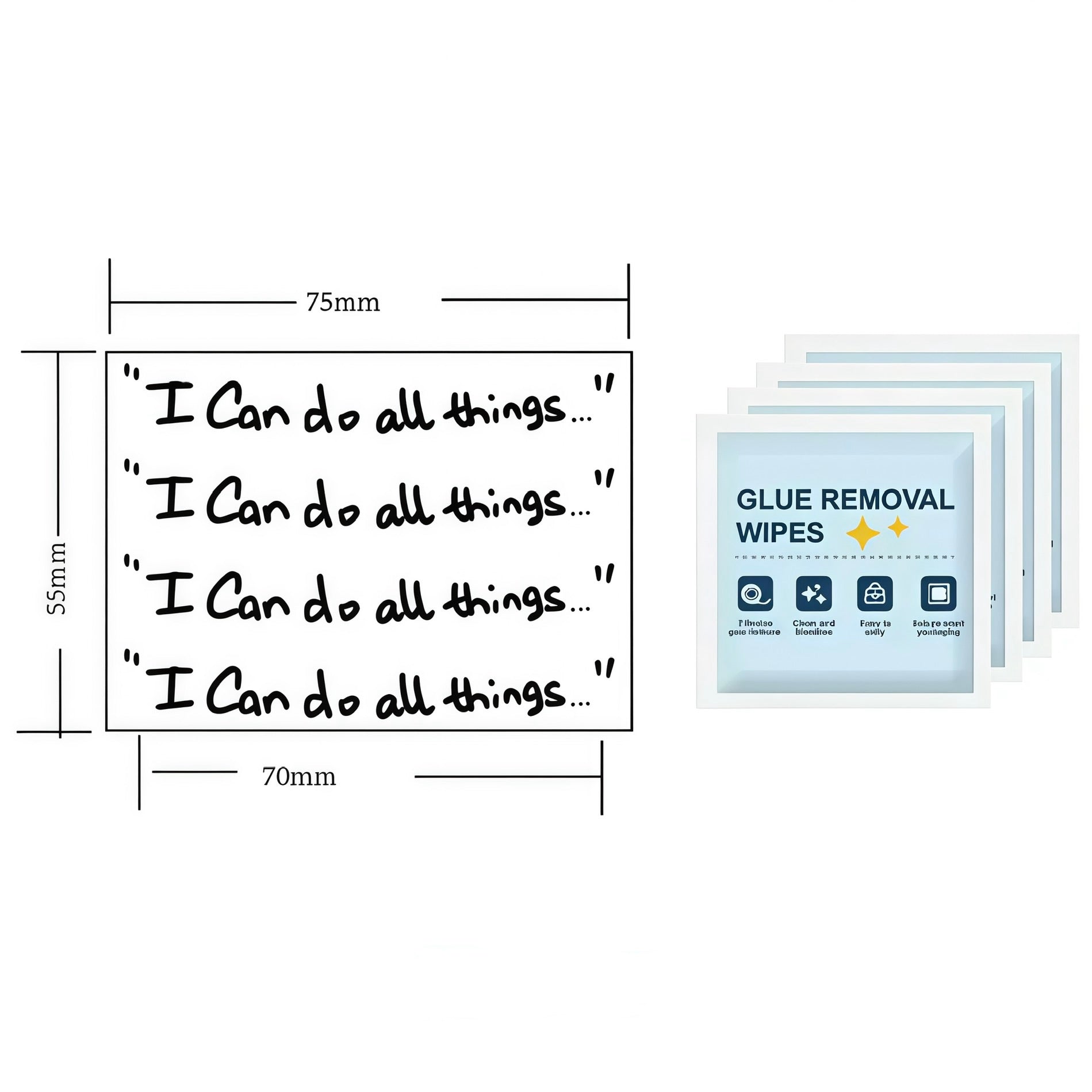 DIY Custom Sneaker Transfer Sticker "Quote" 球鞋定制转印贴纸 语录系列