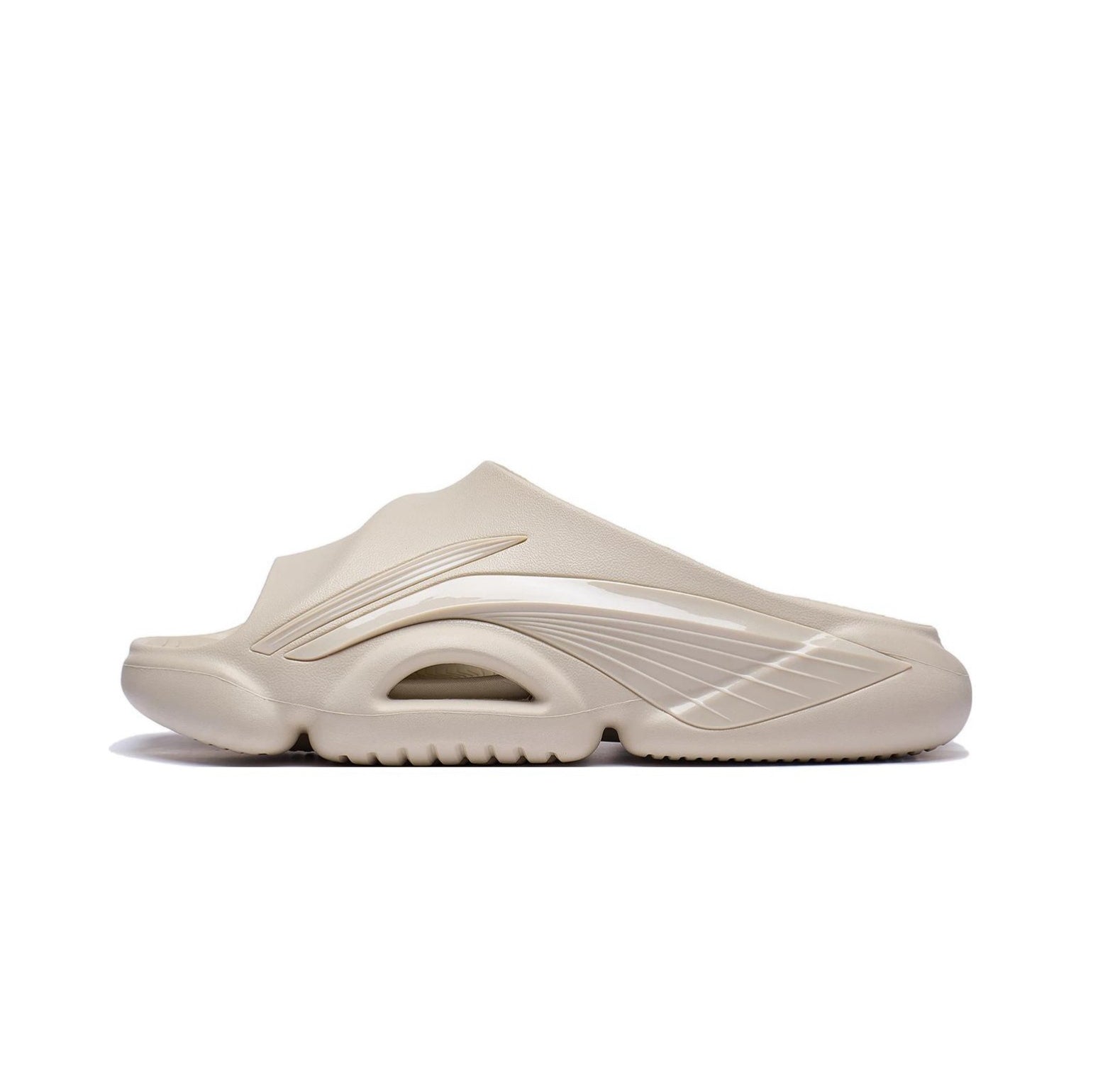 Li-Ning BadFive Slide "Fog Khaki" 李宁 反伍 拖鞋 雾卡其
