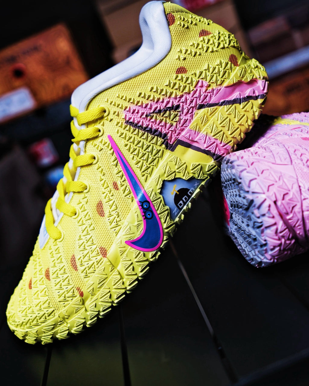 Nike JA 3 Customized "SpongeBob & Patrick" 莫兰特3代 定制 篮球鞋 海绵宝宝&派大星