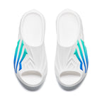 Anta KAI HéLà Slide 2 "White Blue" 安踏 欧文 拖鞋 白蓝绿