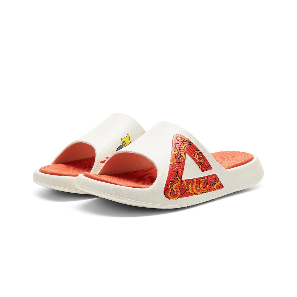 Peak Taichi "Canvas White/Red" 匹克 态极 拖鞋 龙众是兄弟/帆布白红