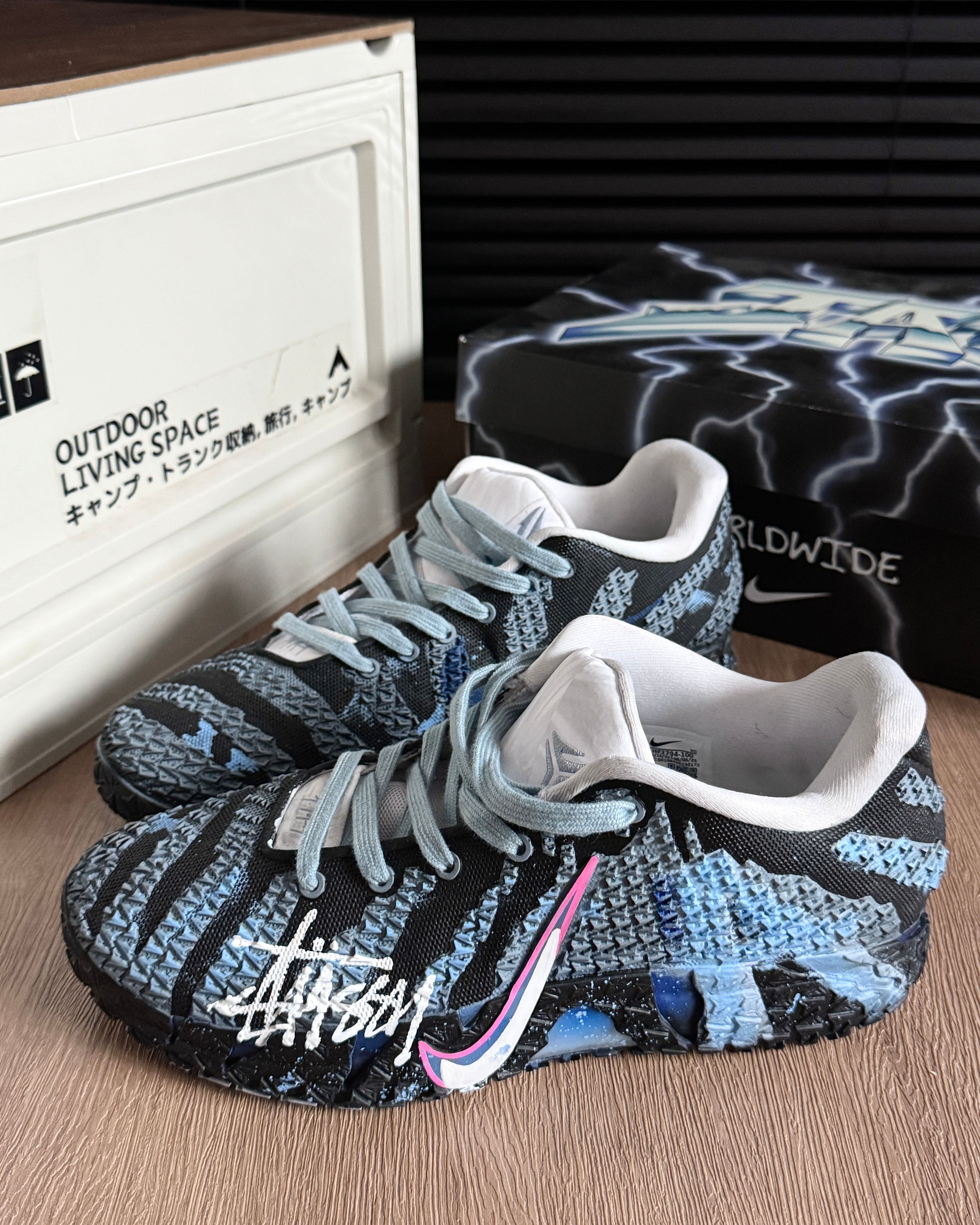 Nike JA 3 Customized "Blue Dream" 莫兰特3代 定制 篮球鞋 蓝梦漫游