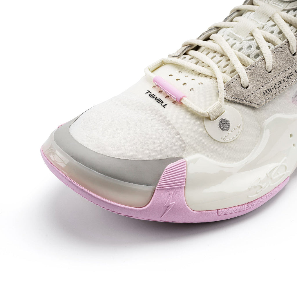 Li-Ning Way of Wade 10 Low "Storm Surge" 李宁 韦德之道10 低帮 篮球鞋 风暴/白粉色