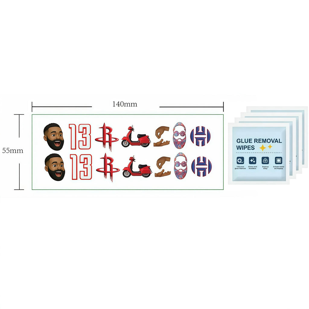 DIY Custom Sneaker Transfer Sticker "Player Emoji" 球鞋定制转印贴纸 球员表情包系列