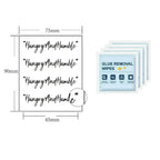 DIY Custom Sneaker Transfer Sticker "Quote" 球鞋定制转印贴纸 语录系列