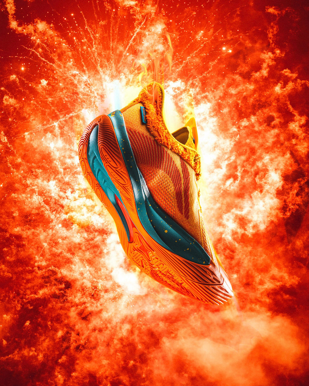 Li-Ning Sonic 13 V2 x Pokémon "Charizard" 李宁 音速13 V2 宝可梦联名 篮球鞋 喷火龙