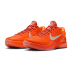 Sepatu Basket Nike Zoom Kobe 6 Protro "Total Orange" - Oranye Terang/Perak