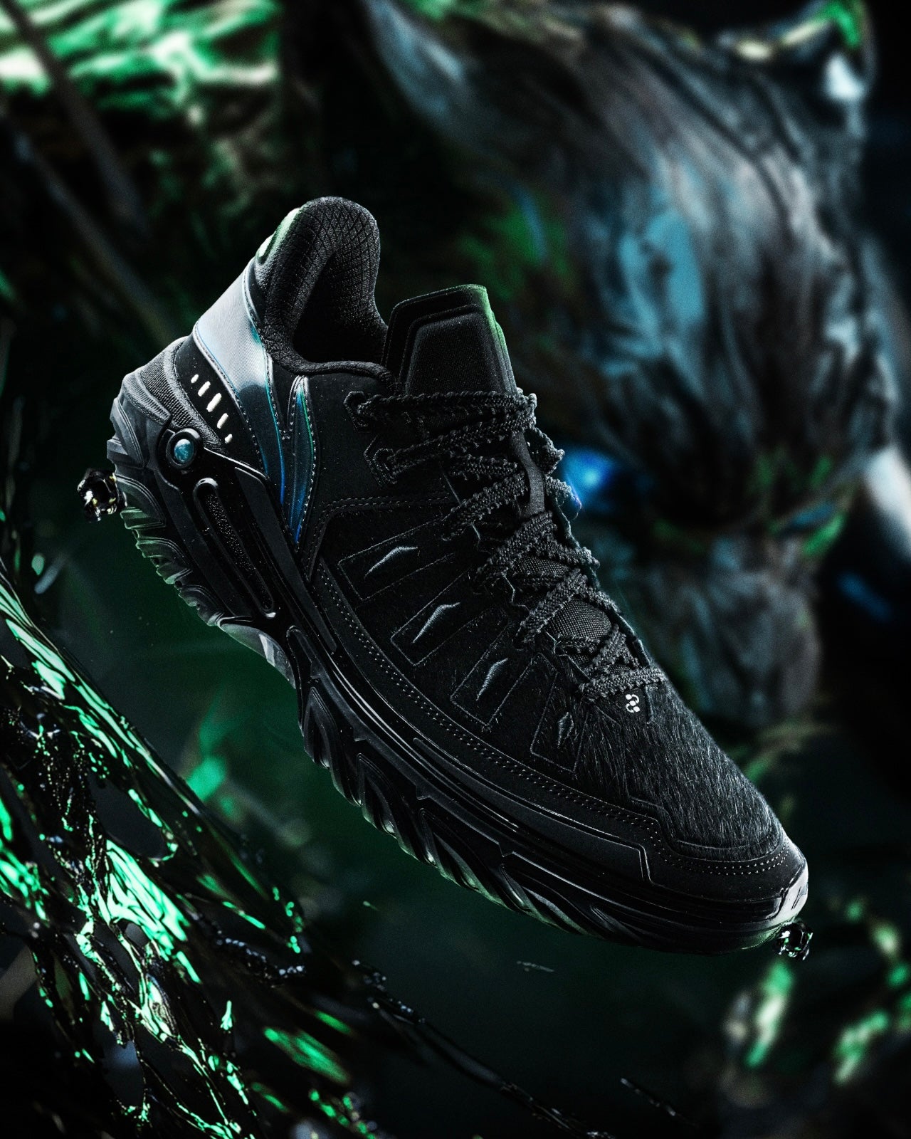 Li-Ning JieAo 2 "Black Panther" 李宁 桀骜2 篮球鞋 黑豹