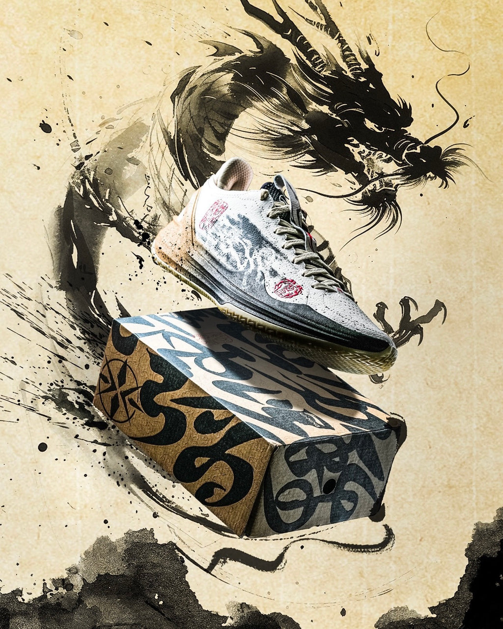 Li-Ning Liren 4 V2 "Flying Dragon" 李宁 利刃4 V2 篮球鞋 游云惊龙