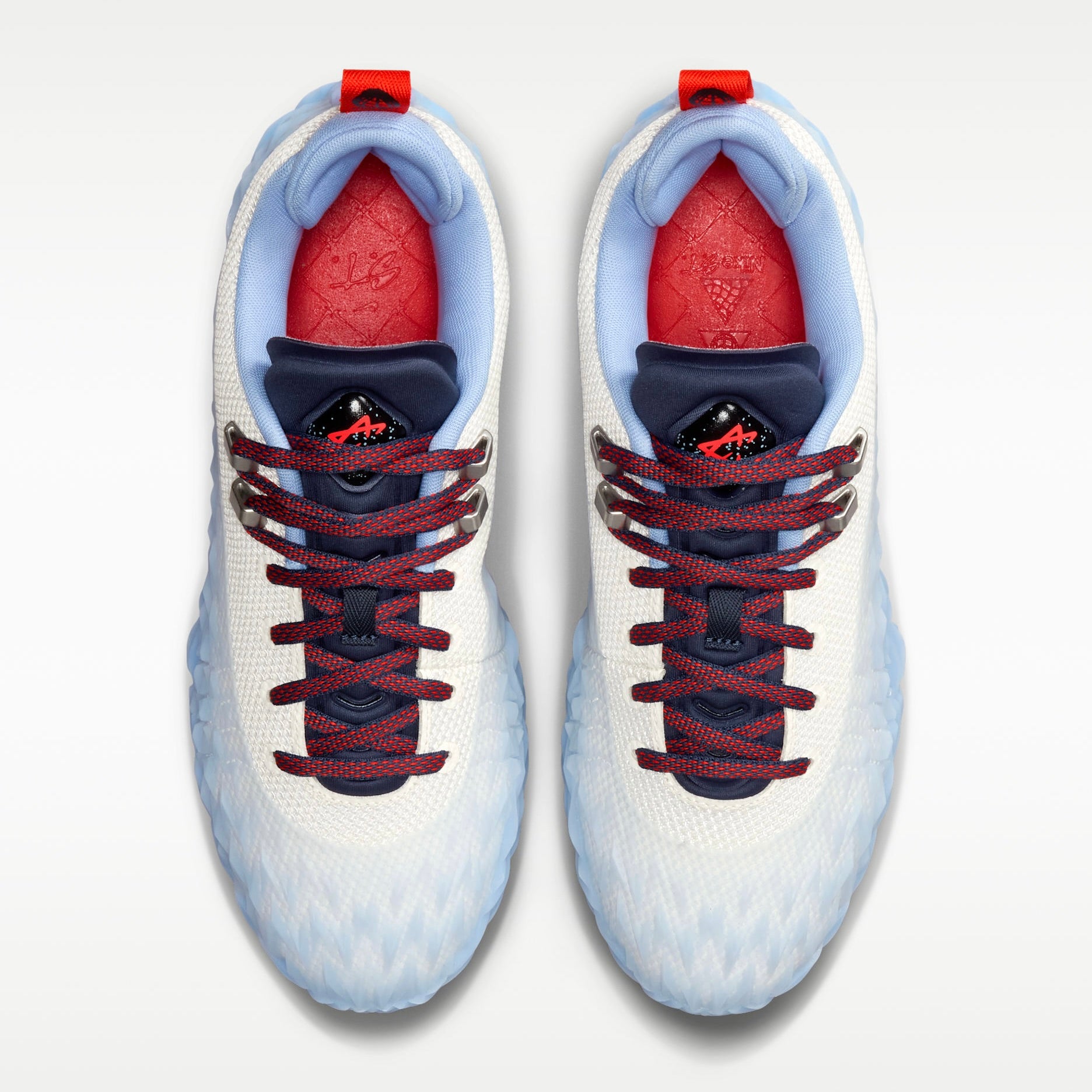 Nike S.T. Charge "Detroit Tough" 篮球鞋 白蓝