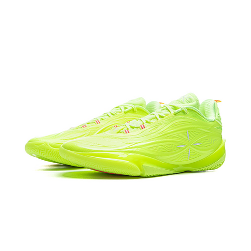 Sepatu Basket Li-Ning Wade 808 5 Ultra V2 "Energy" - Kuning-Hijau Cerah/Fluorescent