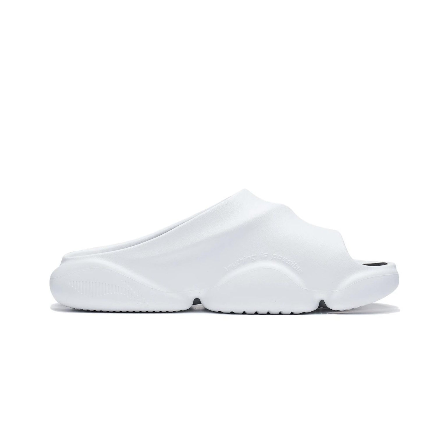Li-Ning BadFive Slide "White Black" 李宁 反伍 拖鞋 白黑