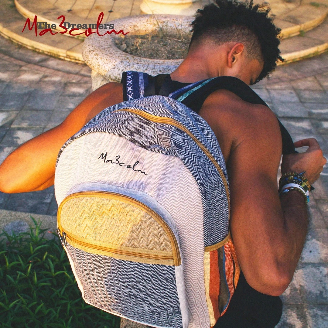 卡米然Ma3colm 2.0背包 民族系列地毯花纹元素双肩背包针织书包