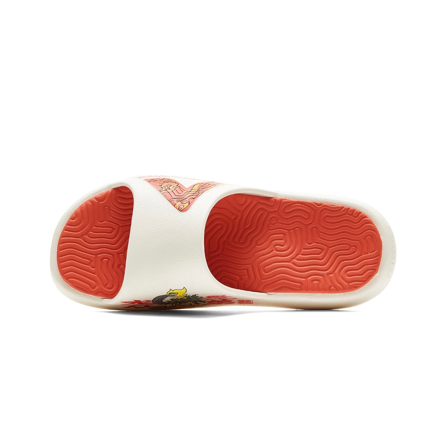 Peak Taichi "Canvas White/Red" 匹克 态极 拖鞋 龙众是兄弟/帆布白红