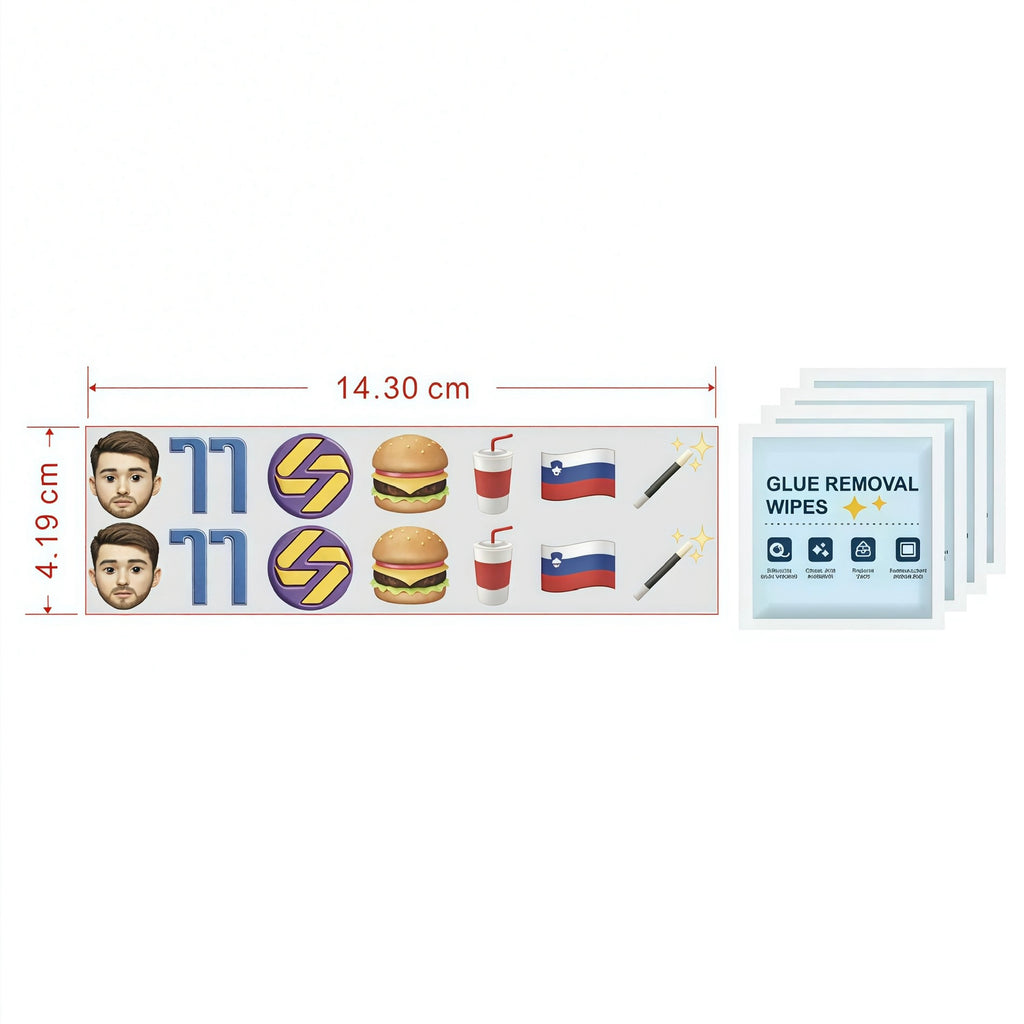 DIY Custom Sneaker Transfer Sticker "Player Emoji" 球鞋定制转印贴纸 球员表情包系列