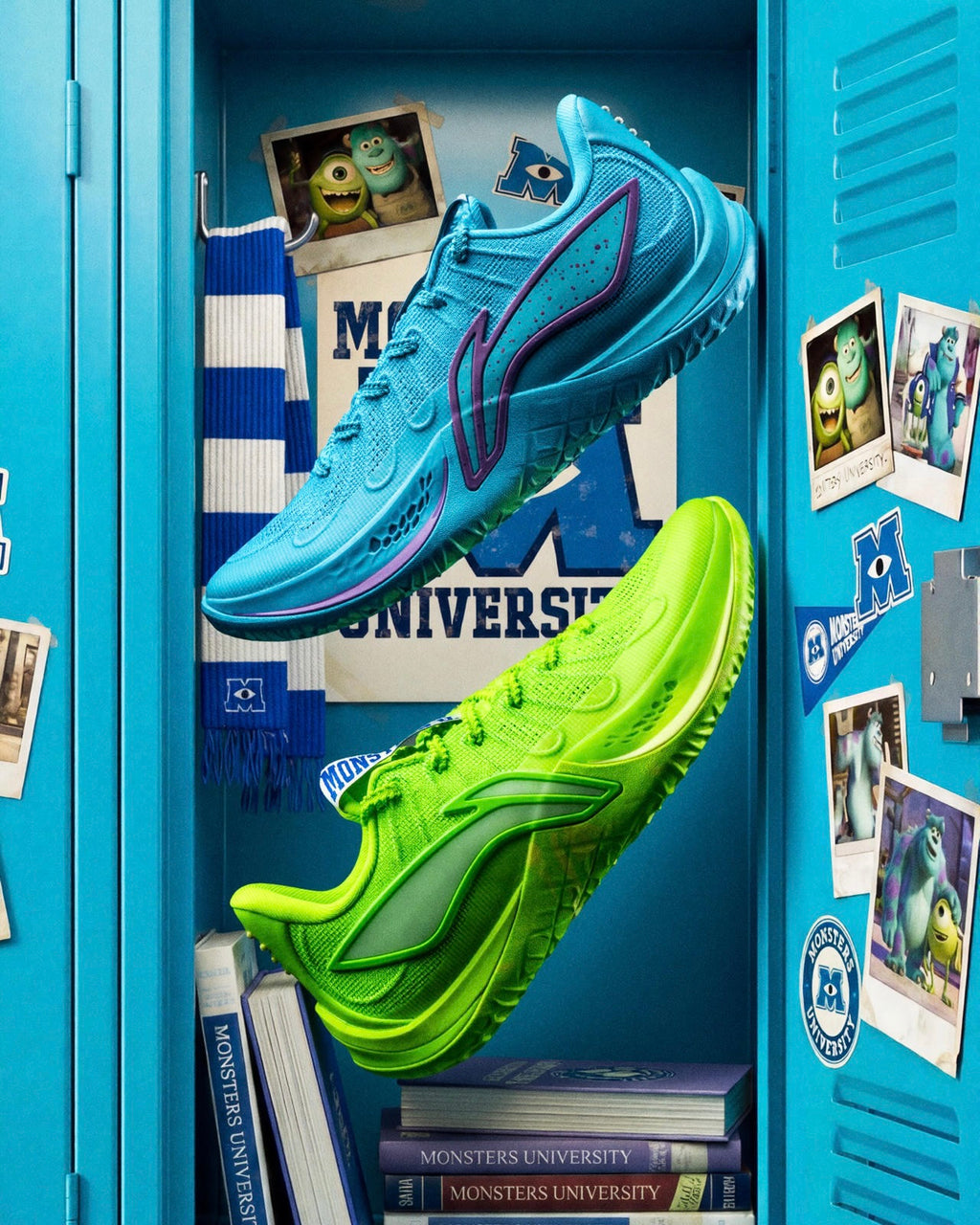 Li-Ning Sonic 14 x Monster University "Mike" 李宁 音速14 怪兽大学联名 篮球鞋 大眼仔麦克