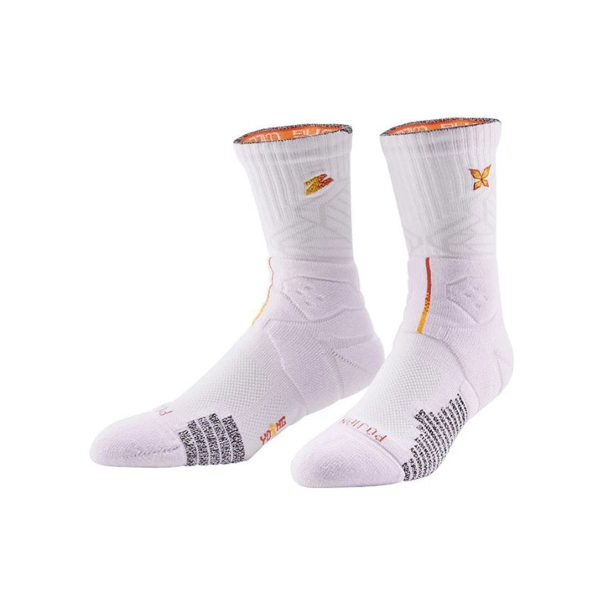 Kaos Kaki UZIS untuk Atlet Pemula: Anti-selip, Peredam Guncangan, Tebal, Bernapas, Kaos Kaki Bertali Tinggi