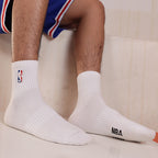 NBA Sock 刺绣精梳棉毛巾底加厚运动篮球 中筒袜