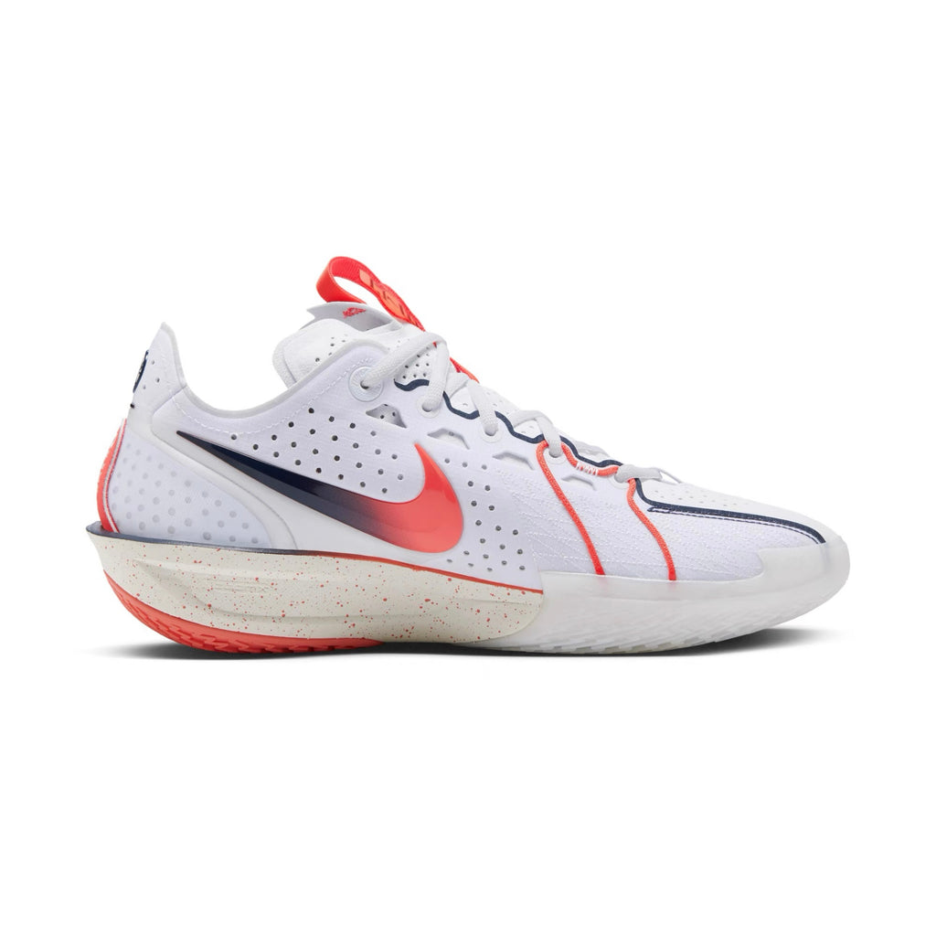 Nike Air Zoom G.T. Cut 3 EP "CHBL" 篮球鞋 耐高 纯白色/橙色