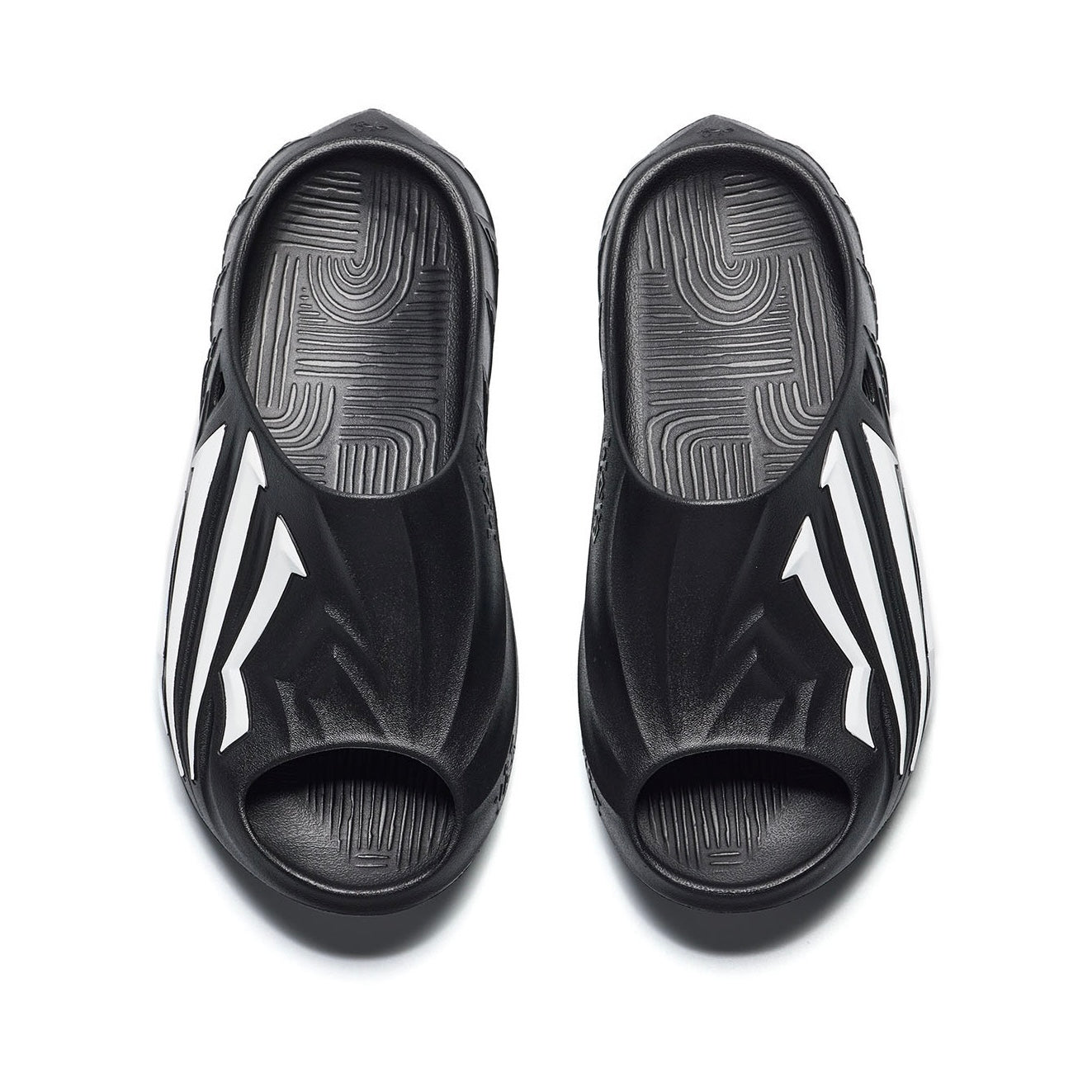 Anta KAI HéLà Slide 2 "Black White" 安踏 欧文 拖鞋 黑白