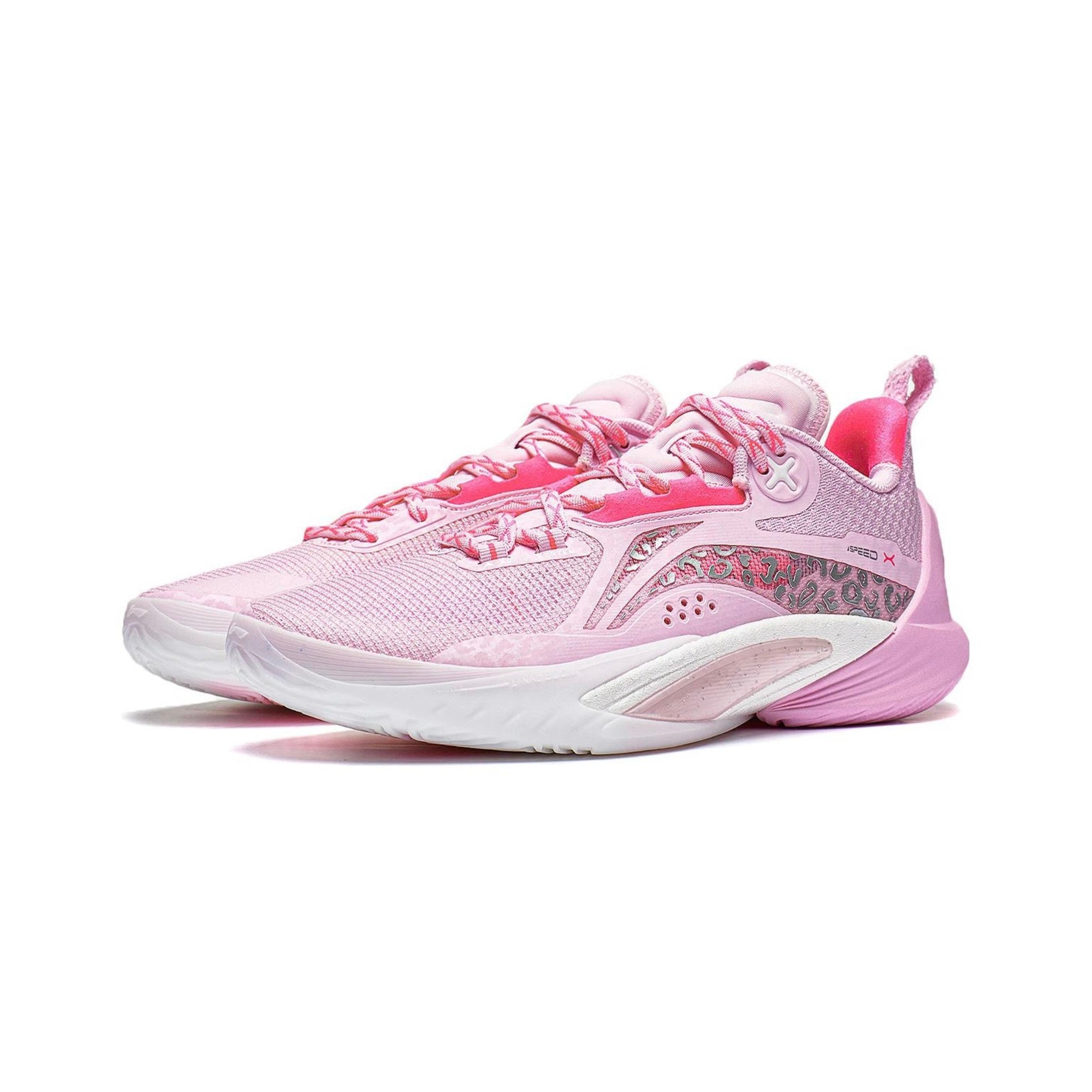 Li-Ning Speed 10 "Pink Leopard" 李宁 闪击10 篮球鞋 嫩樱粉