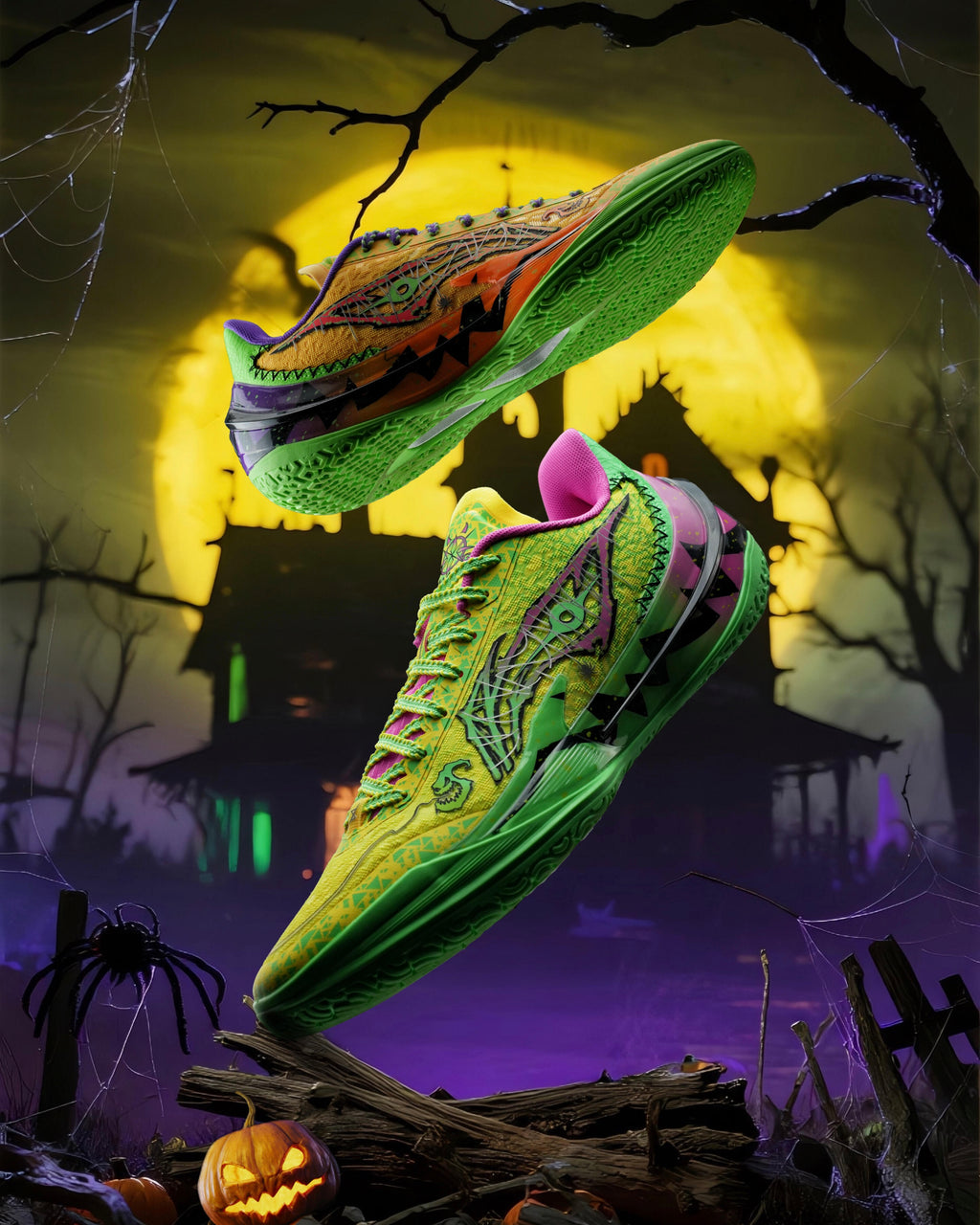 Li-Ning Liren 5 V2 Halloween Edition "Ghost" 李宁 利刃5 V2 万圣节限定 篮球鞋 幽灵/鸳鸯