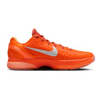 Sepatu Basket Nike Zoom Kobe 6 Protro "Total Orange" - Oranye Terang/Perak