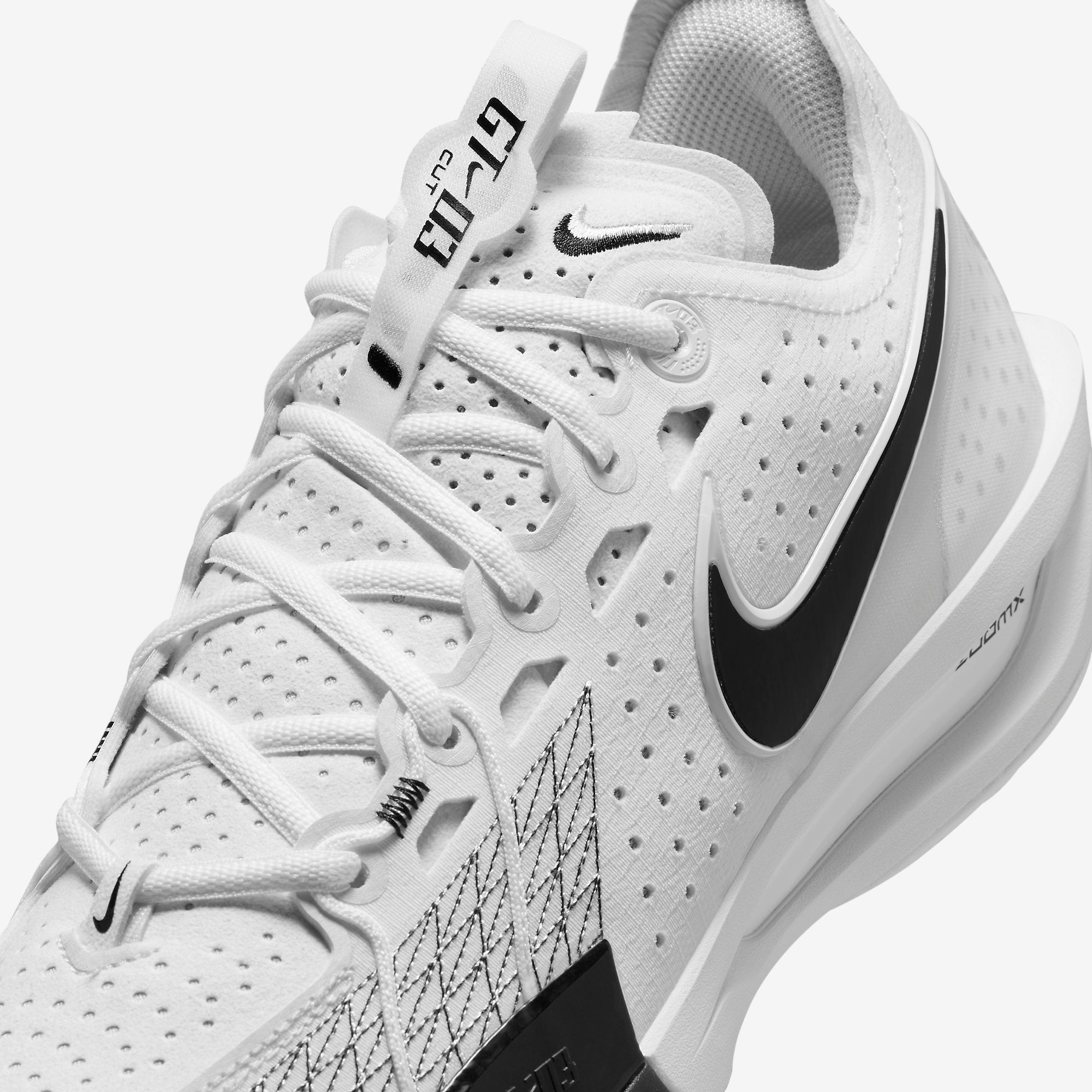 Nike Air Zoom G.T. Cut 3 "White/Black" 篮球鞋 白色/黑色